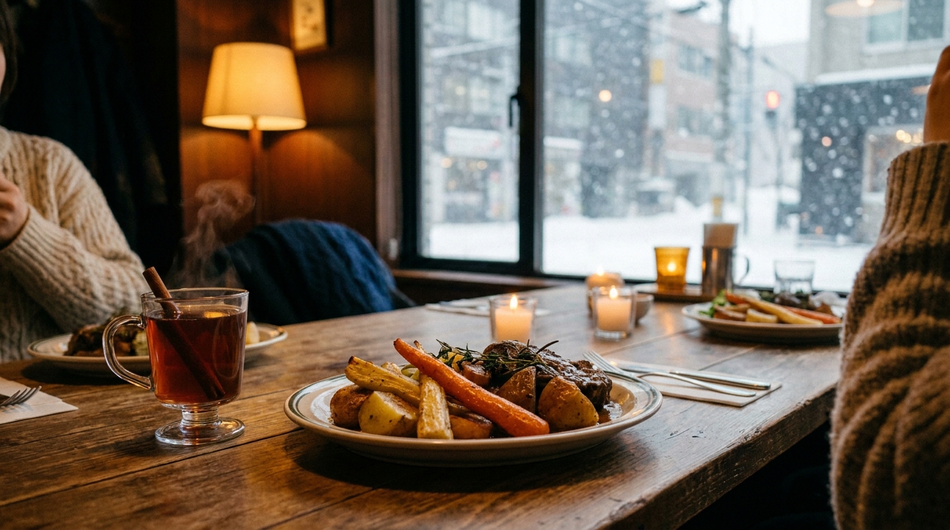 札幌の冬を彩るForest Dinerのこだわりメニューと心温まるひととき